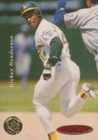 1995 SP Championship #178 Rickey Henderson Baseball Card
