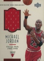 1999 Upper Deck MJ Master Collection Game Jersey #MJGJ2 Michael Jordan Basketball Card