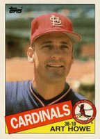 1985 Topps #204 Art Howe Baseball Card