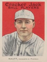 1915 Cracker Jack #160 Benny Kauff Baseball Card