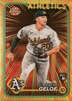 2024 Topps Chrome Radiating Rookies #RR3 Zack Gelof Baseball Card