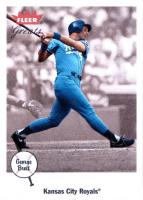 2002 Fleer Greats #70 George Brett Baseball Card