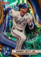 2024 Bowman's Best #30 Bobby Witt Jr. Aqua Lava Baseball Card