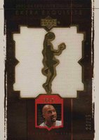 2003 Upper Deck Exquisite Collection Extra Exquisite Dual Jersey #EE2AM Alonzo Mourning Basketball Card