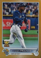 2022 Topps #215 Wander Franco Gold Foil Baseball Card