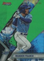 2019 Bowman's Best Top Prospects #TP-1 Wander Franco Green Refractor Baseball Card