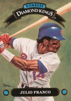 1992 Donruss Diamond Kings #DK-4 Julio Franco Baseball Card