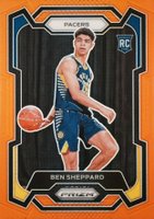 2023 Panini Prizm #172 Ben Sheppard Orange Basketball Card