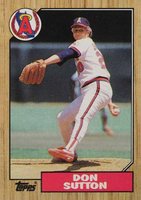 1987 Topps #673 Don Sutton Baseball Card