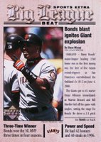 2001 Upper Deck Big League Beat #BB1 Barry Bonds Baseball Card
