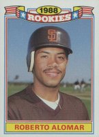 1989 Topps Glossy Rookies #1 Roberto Alomar Baseball Card