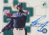 1999 SP Signature Autographs #Jr. Ken Griffey Jr. Gold Baseball Card