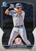 2023 Bowman Chrome Prospects #BCP18 Jasson Dominguez Baseball Card