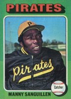 1975 Topps Mini #515 Manny Sanguillen Baseball Card