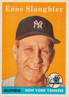 1958 Topps #142 Enos Slaughter Baseball Card