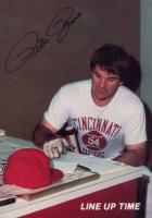 1985 Mr. Z's Pizza Pete Rose # Line Up Time Baseball Card