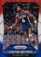 2015 Panini Prizm #288 Julius Erving Red/White/Blue Prizm Basketball Card