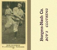 1916 Burgess-Nash Co. #76 Bob Harmon Baseball Card