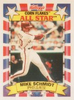 1992 Kellogg's #10 Mike Schmidt Baseball Card