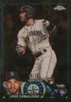 2023 Topps Chrome Update Sapphire Edition #183 Jose Caballero Black Baseball Card