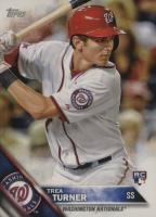 2016 Topps #103 Trea Turner Mini Baseball Card