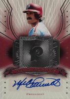 2005 Upper Deck Hall of Fame Hall Worthy Autograph #HWMS3 Mike Schmidt Silver Baseball Card