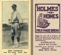 1916 Holmes for Homes Bread #66 Joe Gedeon Baseball Card