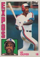 1984 Topps Tiffany #620 Al Oliver Baseball Card