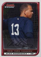 2008 Bowman Chrome #96 Alex Rodriguez Baseball Card