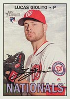 2016 Topps Heritage #514 Lucas Giolito Baseball Card