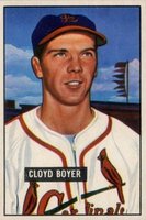 1951 Bowman #228 Cloyd Boyer Baseball Card