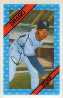 1972 Kellogg's #40 Dick Drago 3rd Line Bio Has Royals Baseball Card