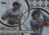 2024 Topps Dynamic Duals #12 Evan Carter/Josh Jung Baseball Card