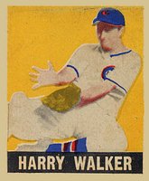 1948 Leaf #137 Harry Walker Short Print Baseball Card