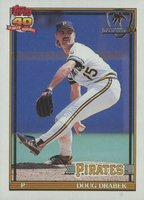 1991 Topps Desert Shield #685 Doug Drabek Baseball Card