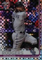 2019 Topps Chrome Update  #63 Brendan Rodgers X-Fractor Baseball Card