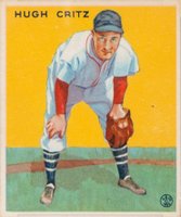 1933 Goudey #238 Hugh Critz Baseball Card