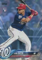 2018 Topps Update #US300 Juan Soto Batting-Powder Blue Baseball Card