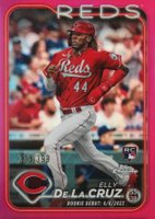 2024 Topps Chrome Update #USC150 Elly de La Cruz Magenta Refractor Baseball Card