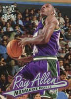 1996 Ultra #60 Ray Allen Basketball Card