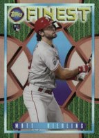 2022 Topps Finest Flashbacks #83 Matt Vierling Rose Gold Refractor Baseball Card