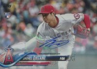 2018 Topps Update #US1 Shohei Ohtani White Jersey-Autograph Baseball Card