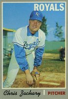 1970 Topps #471 Chris Zachary Baseball Card