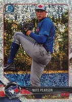 2018 Bowman Draft #BDC118 Nate Pearson Chrome-Sparkles Baseball Card
