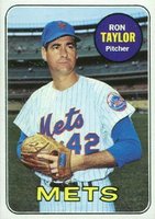 1969 Topps #72 Ron Taylor Baseball Card