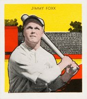 1933 Tattoo Orbit # Jimmie Foxx Baseball Card