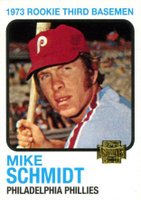 2001 Topps Archives Reprint #71 Mike Schmidt 1973 Reprint Baseball Card