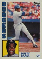 1984 Topps #40 Dusty Baker Baseball Card