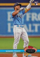 2022 Topps Stadium Club #100 Wander Franco 1991 Design Variation Baseball Card