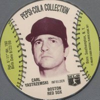 1977 Pepsi-Cola Baseball Stars Discs # Carl Yastrzemski Baseball Card